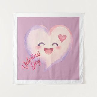 Süße Valentinstag-Herzwandtapete-Dekoration Wandteppich