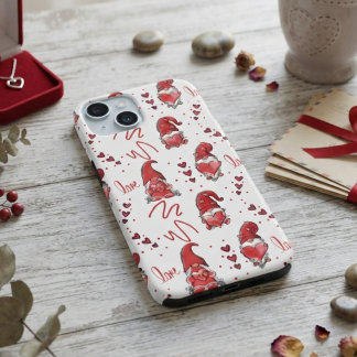 Süße Valentinstag-Liebes-Gnome iPhone 15 Hülle