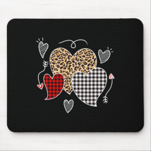 Süße Valentinstag-Liebesherzen Mädchen Kinder Juge Mousepad