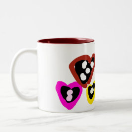 Süße Valentinstag-Puppen Zweifarbige Tasse