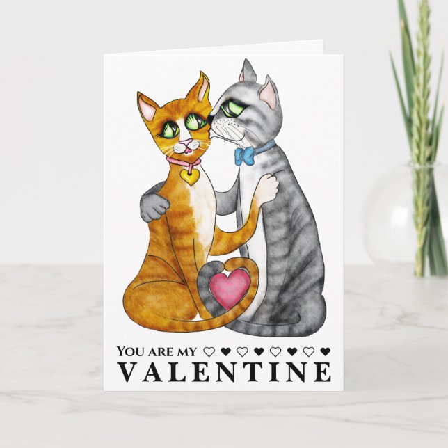 Süße Valentinstagskarten Karte (Vorderseite)