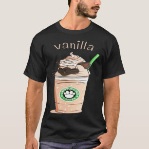 Süße Vanille-Braun-Katze Tiere Haustier Catpuccino T-Shirt