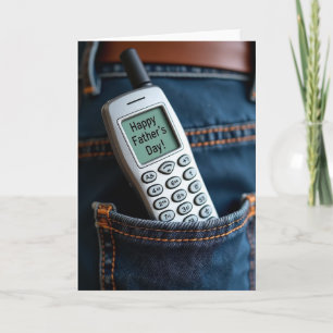 Süße Vatertag Telefonkarte Karte
