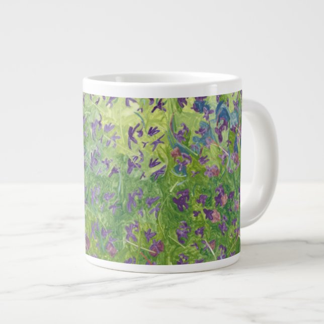 Süße Veilchen 2012 Jumbo-Tasse (Vorderseite Rechts)