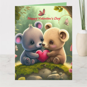 Süße verliebte Tiere     Karte
