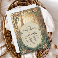 Süße verzauberte Wald-Baby-Party