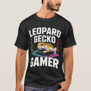 Süße Videospiele Echse Reptil Leopardgecko Spiel T-Shirt