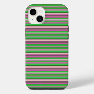 Süße violette grüne Streifen iPhone 14 Plus Hülle