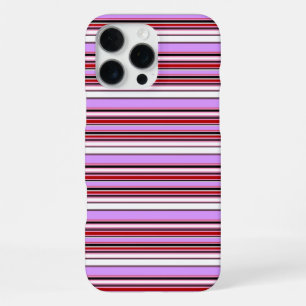 Süße violettrote Streifen iPhone 16 Pro Max Hülle