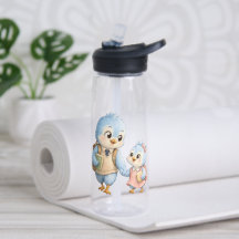 Süße Vogel Bruder Sport Wasserflasche