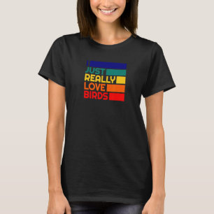 Süße Vögel Vogelbeobachtung Natur Wirklich Liebe V T-Shirt