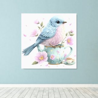Süße Vogel-Wandkunst Leinwanddruck