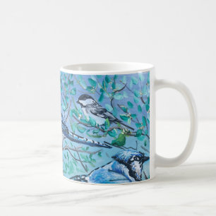 Süße Vogelbeobachtungskunst Kaffeetasse