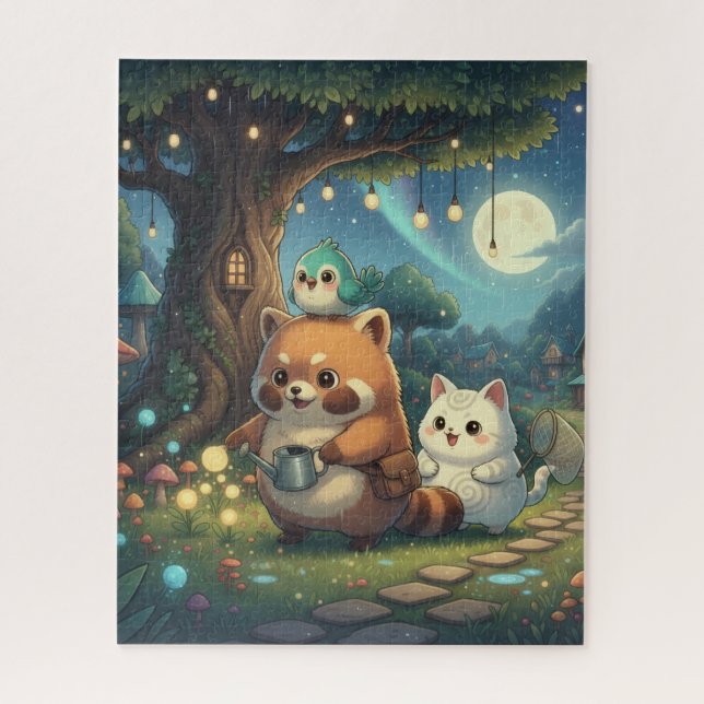 Süße Wald Freunde Puzzle (Vertikal)