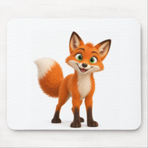 Süße Wald-Fuchs-Geschichtenbuch-Kunst Mousepad