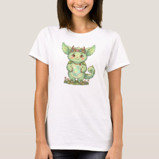 Süße Waldfee Fantasy-Kreatur-Illustration T-Shirt