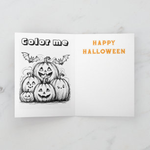Süße Waldfee Halloween Karte