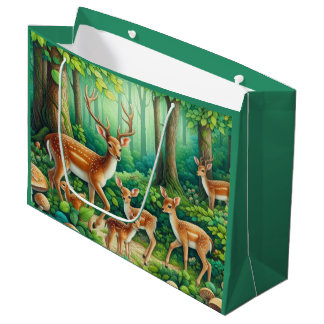 Süße Waldhirschliebhaber-Party Große Geschenktüte