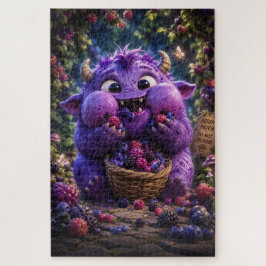 Süße Waldmonster-Fantasie-Kunst des Beerendieb