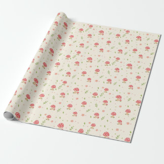 Süße Waldpilz-Geschenkpapier Geschenkpapier