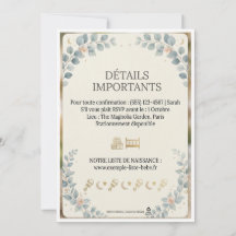 Süße Waldtiere Eukalyptus Boho Baby Shower