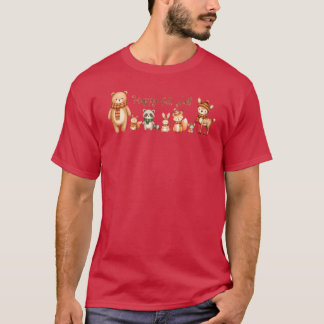 süße Waldtiere glücklicher Herbst, Freunde T-Shirt