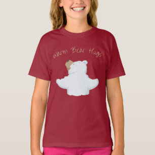 Süße warme Bärenumarmungen Süße Eisbärkinder Grafi T-Shirt