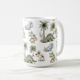 Süße Wasserfarbe-Baby-Dinosaurier Kaffeetasse