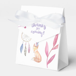 Süße Wasserfarbe Boho-Stammes-Dankeschön zur Babyp Geschenkschachtel