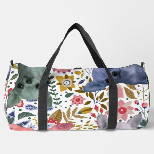 Süße Wasserfarbe Chihuahuas – Bunter Hund Duffle Bag