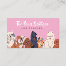 Süße Wasserfarbe Hunde Hundepflege Boutique Rosa