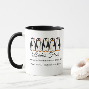 Süße Wasserfarbe-Pinguin-Junggesellinnenabschied-P Tasse