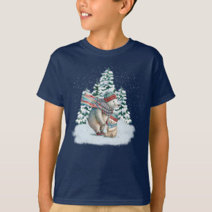 Süße Wasserfarben-Eisbären T-Shirt