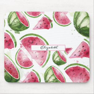 Süße Wasserfarben-Wassermelone Mousepad