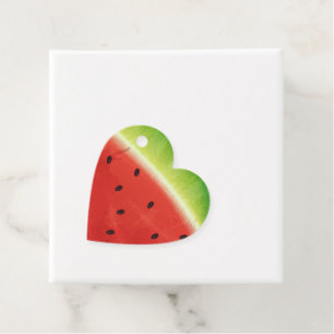 Süße Wassermalfarben-Wassermelone Riesige lustige  Geschenkanhänger