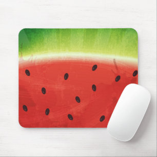 Süße Wassermalfarben-Wassermelone Riesige lustige  Mousepad