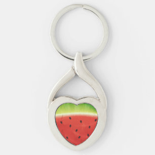 Süße Wassermalfarben-Wassermelone Riesige lustige  Schlüsselanhänger
