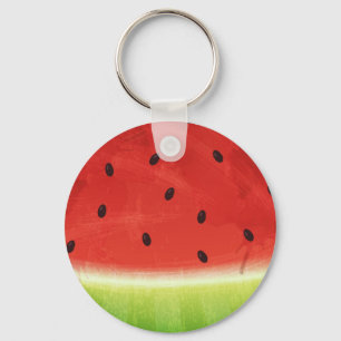 Süße Wassermalfarben-Wassermelone Riesige lustige Schlüsselanhänger