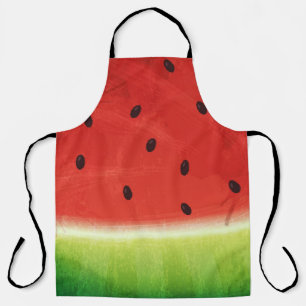 Süße Wassermalfarben-Wassermelone Riesige lustige Schürze