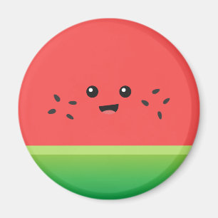 Süße Wassermelone, glücklich und fröhlich Magnet