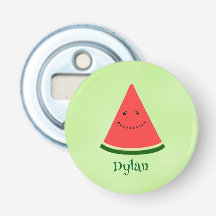 Süße Wassermelone Personalisierter Button Flaschen