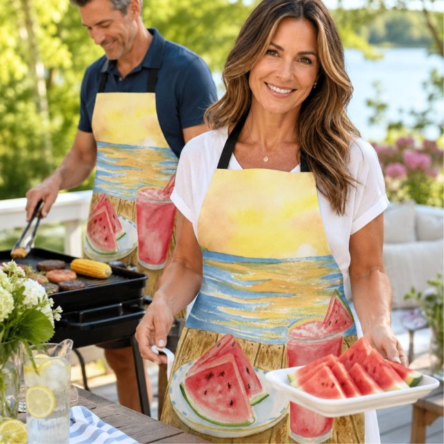 Süße Wassermelone Sommerzeit Schürze (Von Creator hochgeladen)