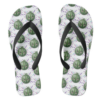 Süße Wassermelonen-Diskokugel Flip Flops