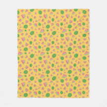 Süße Wassermelonen-Muster-Flanelldecke