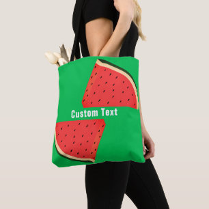 Süße Wassermelonen-Tragetasche mit individuellem T Tasche