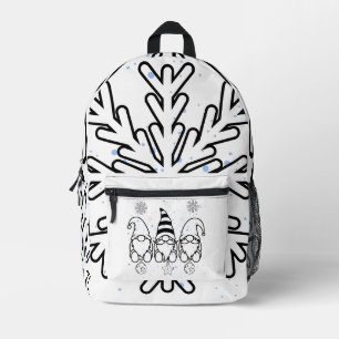 Süße Weihnachts-Gnome Holiday Design. Bedruckter Rucksack