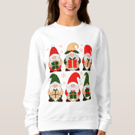 Süße Weihnachts-Gnome Sweatshirt