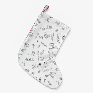 süße Weihnachts-Gummifigur-Socke Kleiner Weihnachtsstrumpf