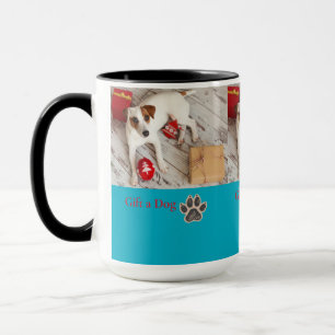 Süße Weihnachts-Hund-Geschenktasse Tasse