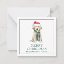 Süße Weihnachts-Hunde-Geschenkeinschlag